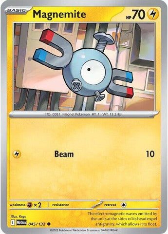 Magnemite (045/132) [Mega Evolution: Base Set]