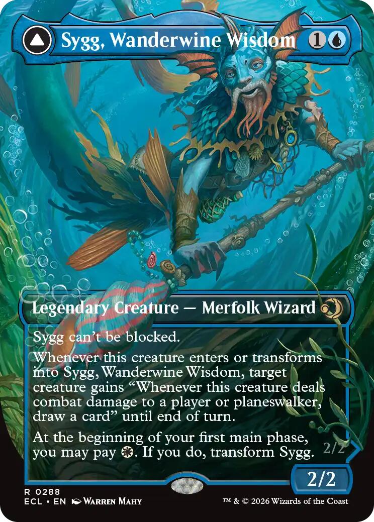 Sygg, Wanderwine Wisdom (Borderless) [Lorwyn Eclipsed]