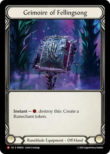 Grimoire of Fellingsong [PEN092] (Compendium of Rathe)