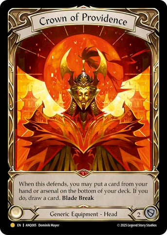 Crown of Providence [ANQ005] (Compendium of Rathe - Antiquity Pack)  Rainbow Foil