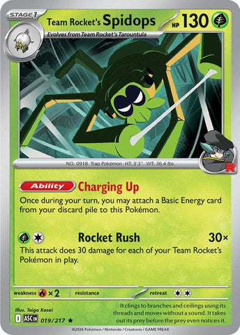 Team Rocket's Spidops (019/217) [Mega Evolution: Ascended Heroes]