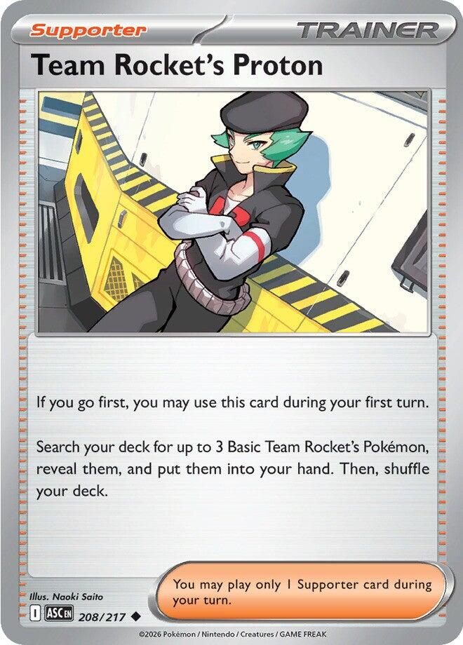 Team Rocket's Proton (208/217) [Mega Evolution: Ascended Heroes]