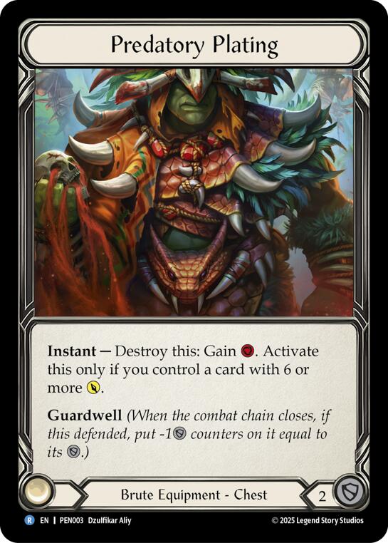 Predatory Plating [PEN003] (Compendium of Rathe)