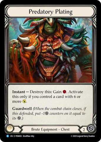 Predatory Plating [PEN003] (Compendium of Rathe)