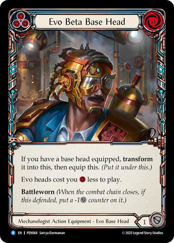 Evo Beta Base Head (Blue) (Regular) [PEN068] (Compendium of Rathe)