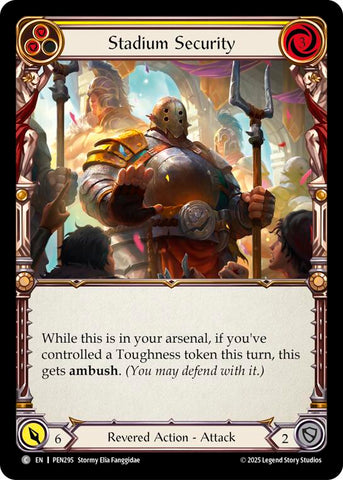 Stadium Security (Yellow) (Regular) [PEN295] (Compendium of Rathe)