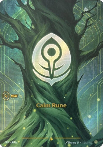 Calm Rune [R02a] Alternate Art -FOIL (Spiritforged)