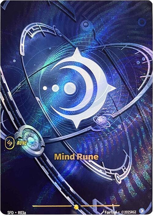 Mind Rune [R03a] Alternate Art -FOIL (Spiritforged)