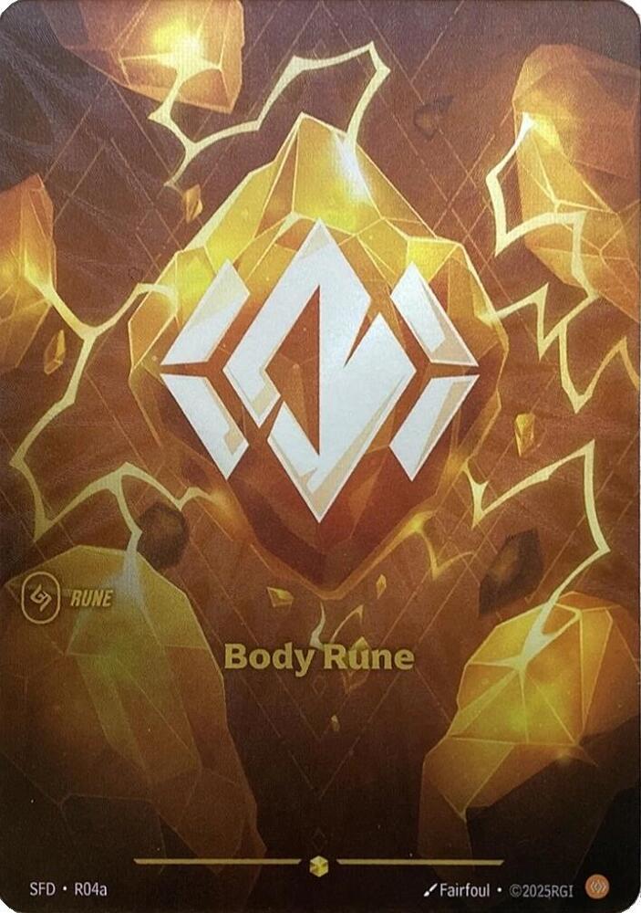 Body Rune [R04a] Alternate Art -FOIL (Spiritforged)