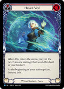 Haven Veil (Red) [OMN137] (Omens of the Third Age)  Rainbow Foil
