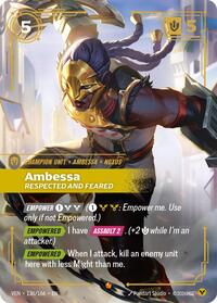 Ambessa, Respected and Feared (136/166) - Epic