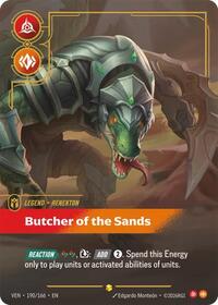 Renekton - Butcher of the Sands (Overnumbered) (190/166) - Rare