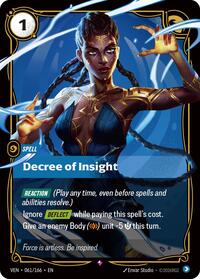Decree of Insight (061/166) - Rare