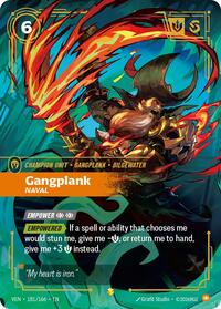 Gangplank, Naval (Overnumbered) (181/166) - Rare