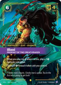 Illaoi, Prophet of the Great Kraken (Overnumbered) (182/166) - Rare