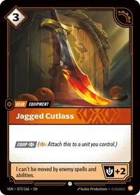 Jagged Cutlass  FOIL  (073/166) - Common
