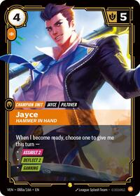 Jayce, Hammer in Hand (Alternate Art) (088a/166) - Rare