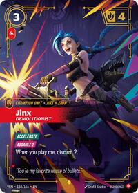 Jinx, Demolitionist (Overnumbered) (168/166) - Rare