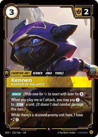 Kennen, Keeper of Balance (135/166) - Rare