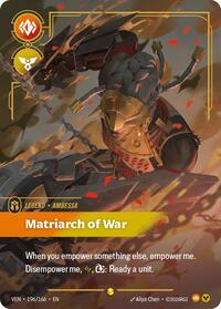 Ambessa - Matriarch of War (Overnumbered) (196/166) - Rare