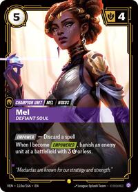 Mel, Defiant Soul (Alternate Art) (110a/166) - Rare