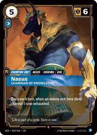 Nasus, Guardian of Knowledge (063/166) - Rare
