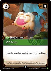 Ol' Poro  FOIL  (029/166) - Common