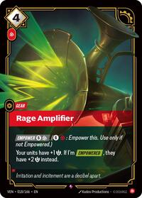 Rage Amplifier (018/166) - Rare