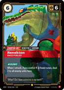 Renekton, Rage Fueled (Alternate Art) (019a/166) - Rare