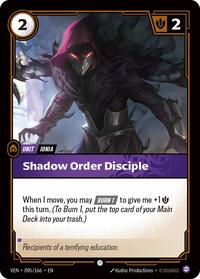 Shadow Order Disciple  FOIL  (095/166) - Common