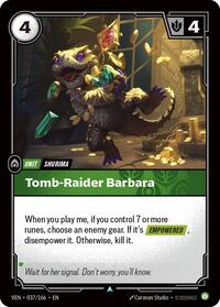 Tomb-Raider Barbara (037/166) - Uncommon