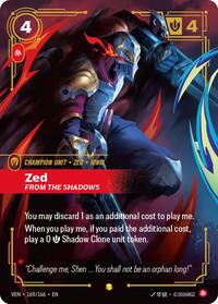 Zed, From the Shadows (Overnumbered) (169/166) - Epic
