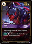 Zed, Without a Sound (Alternate Art) (112a/166) - Rare