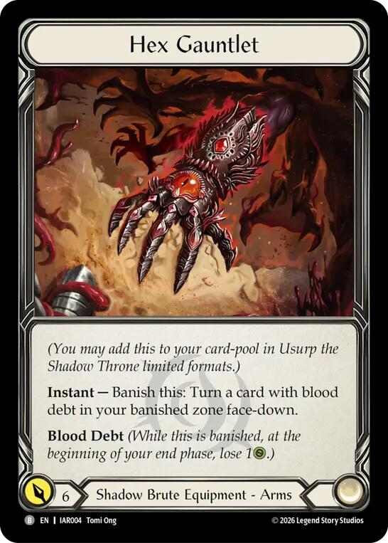 Hex Gauntlet [IAR004] (Usurp the Shadow Throne)