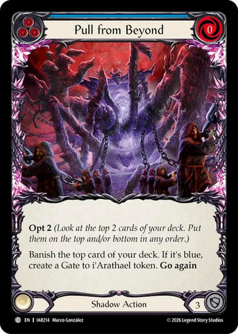 Pull from Beyond (Blue) [IAR214] (Usurp the Shadow Throne)