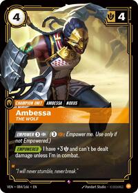 Ambessa, The Wolf (084/166) - Rare