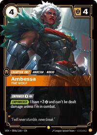 Ambessa, The Wolf (Alternate Art) (084a/166) - Rare
