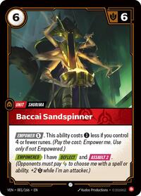 Baccai Sandspinner (001/166) - Common