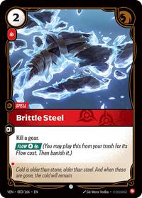Brittle Steel  FOIL  (003/166) - Common