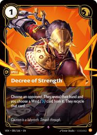 Decree of Strength (085/166) - Rare