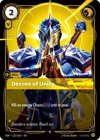 Decree of Unity (131/166) - Rare