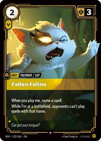Fallen Feline (132/166) - Rare