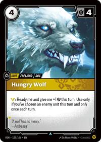 Hungry Wolf (125/166) - Uncommon
