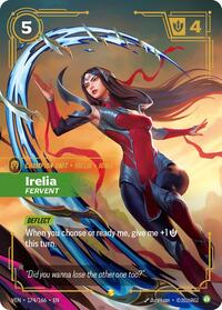 Irelia, Fervent (Overnumbered) (174/166) - Epic