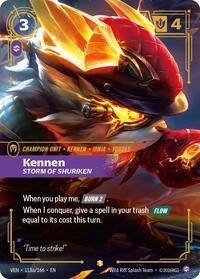 Kennen, Storm of Shuriken (Alternate Art) (113a/166) - Epic