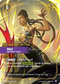 Mel, Defiant Soul (Overnumbered) (188/166) - Rare
