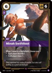 Minah Swiftfoot (111/166) - Rare