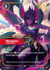 Morgana, Vindictive (Overnumbered) (186/166) - Rare