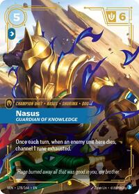 Nasus, Guardian of Knowledge (Overnumbered) (178/166) - Rare