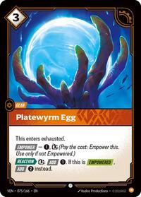 Platewyrm Egg  FOIL  (075/166) - Common